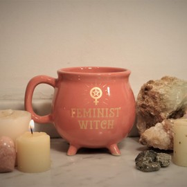 Taza Caldero Feminist Witch