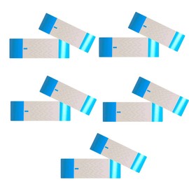 Rimikuru 1000 Pcs Disposable Wristbands Fluorescent Waterproof Solid Color Wristbands One-Touch Wear Entrance Events