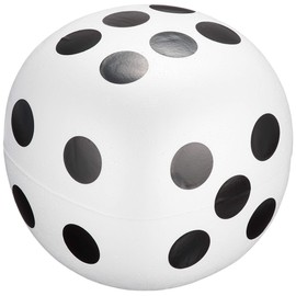 Jig 7516 CoroCoro Dice, White, Height 7.9 x Width 7.9 x Height 7.9 inches (20 x 20 x 20 cm), Styrofoam
