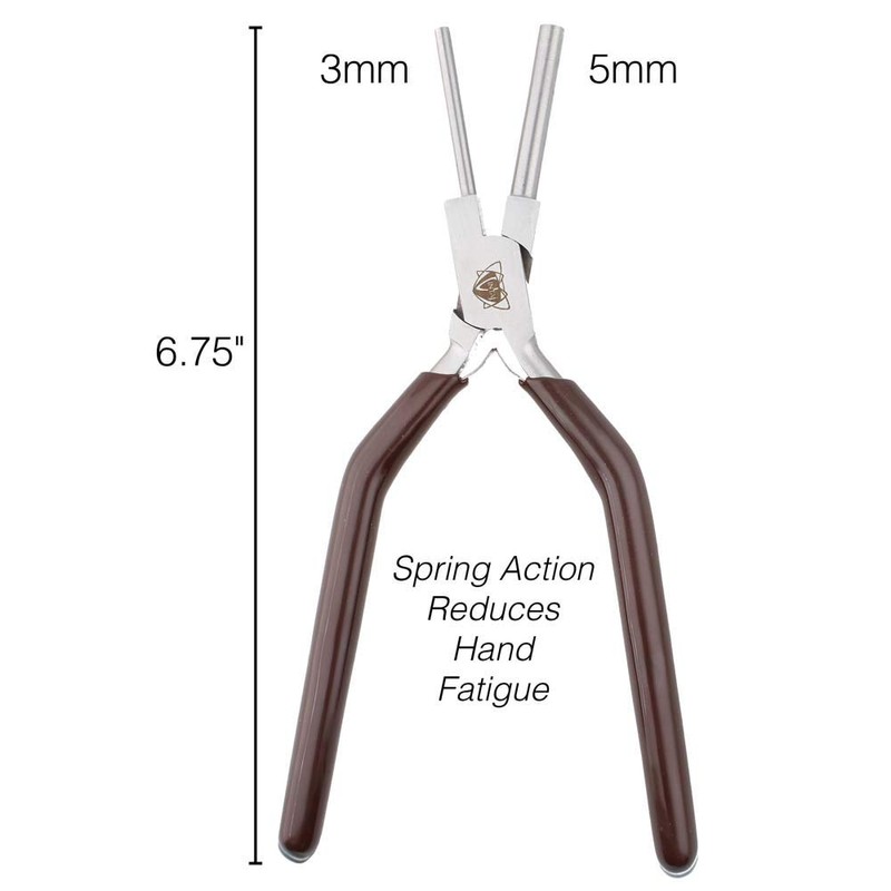 Beadsmith Vintaj Metal Shaping Pliers, 3 & 5mm