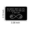 Jstud Engraved Wallet Inserts Card for Husband Boyfriend Birthday Gifts