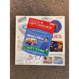 PRANK-O FUNNY JOKE PRANK GAG GIFT GIFT BOX 8"x6"x2" - ROTOWIPE