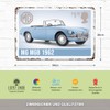 LUCKYLINDE Retro Tin Sign Suitable for MG Oldtimer Fans and
