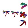 CHILDWEET 2pcs Iron Dragonfly Wall Decor Quirky Outdoor Pendant Perfect