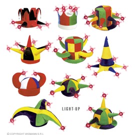 Light Up Velvet Festival Animal Theme Hats Caps & Headwear for Fancy Dress Costumes  Accessory