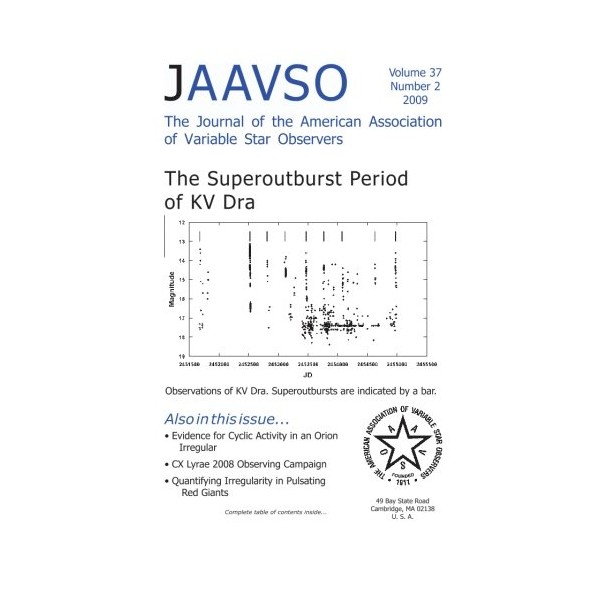 The Journal of the American Association of Variable Star Observers
