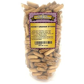 Honey Graham Sticks, Bulk Size (1 lb. Resealable Zip Lock Stand Up Bag)