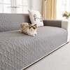 ENVEHUG Loveseat Sofa Cover for 2 Cushion Couch Water Resistant