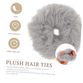 FOMIYES 8pcs Thick Hair Ties Hair Bands Elastic Holders for Ponytail Parties Daily Use