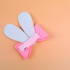 Needzo Easter Bunny Ears Hair Accessories, Pink and White Spring