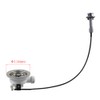 Sarini Strainer Basket Eccentric Valve with Rope Rotary Eccentric Drain