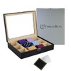 Tie Display Case for 12 Ties, Belts, and Men's Accessories