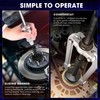 KOOPOOL 16-Piece Blind Hole Collet Bearing Race & Seal Puller