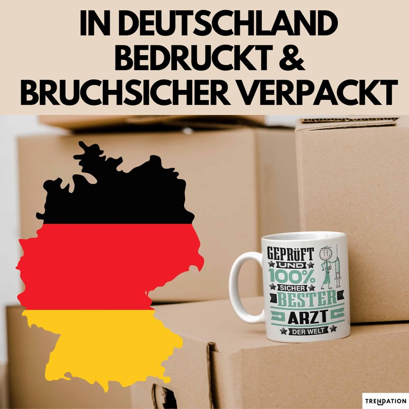 Trendation Doctor's Gift Funny Saying for Doctor Gift Idea "Bester