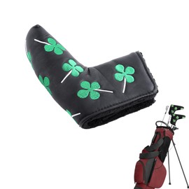 Hominas Golf Putter Cover Four-Leaf Golf Head Cover Putter Heavy Fur Lining for Practice for Universal All Brands Clubs