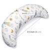 BYRIVER 32" Contour Small Mini Body Pillow Cuddle Pillow for