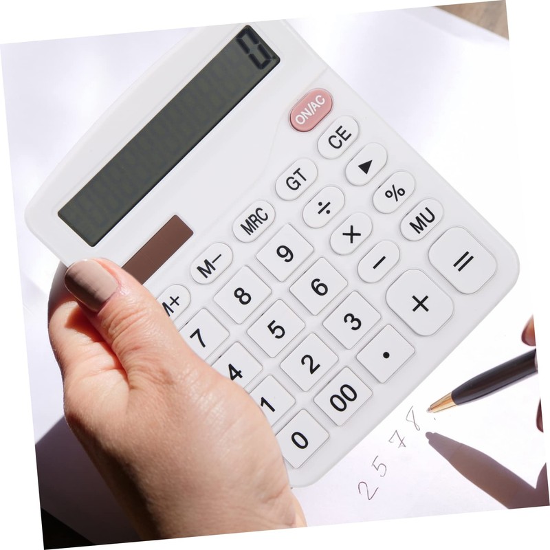Gadpiparty Basic Desktop Calculator for Students Material Solar Power Office