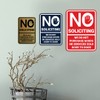 Portrait Round No Soliciting We Do Not Purchase Goods or