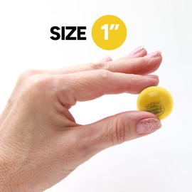 Banana Split Gumballs – 1 Inch Large Bubble Gum Balls – 15OZ Bag Double Bubble Chewing Gum – Vanilla Chocolate Strawberry Banana Flavors – Bulk Candy Refill for Gumball Machines, Parties & Events