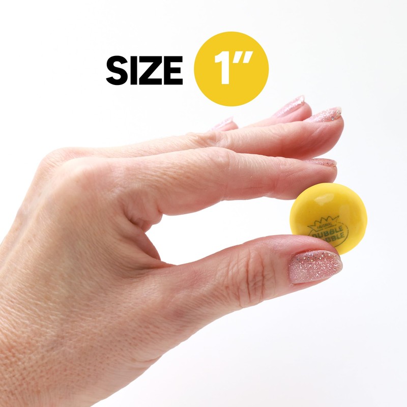 Banana Split Gumballs – 1 Inch Large Bubble Gum Balls