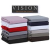 Vision Fitted sheet, 100% cotton, Pink, 160 x 200 cm