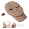 Eyelash Mannequin Head Double Laryer Eyelash Extension Removable Eyelids Makeup