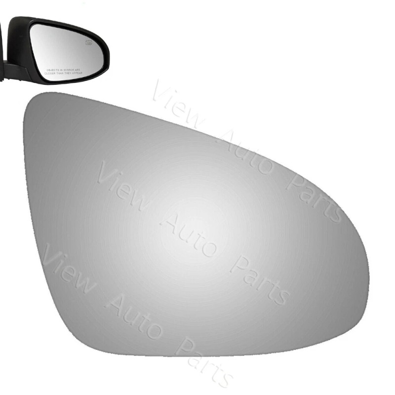 WLLW For 2012-2017 Toyota Camry Mirror Glass+Adhesive Passenger Right Side