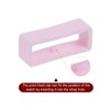 HARFINGTON 6pcs Watch Strap Loop Fastener Rings 22mm, Light Pink