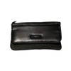 Lorenz Womens Ladies Black Soft Leather Slim Purse W13/1221L by