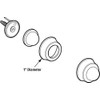 Prime-Line J 4647 1 In., Cast Brass, Brushed Chrome, Wall