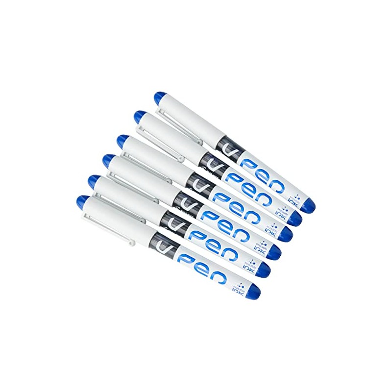 Pilot V Pen Disposable Fountain Pen - Blue, Pack of