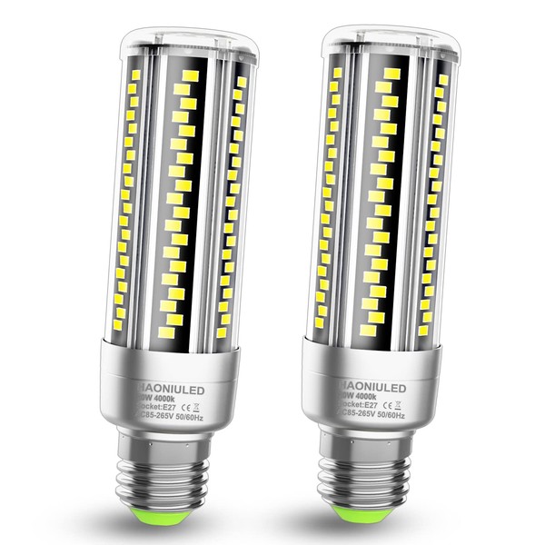 HAONIULED Super Bright E27 LED Bulb, 20 W (Replaces 200