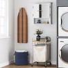 UTEX Bathroom Cabinet Wall Mounted, Wood Hanging Cabinet, Wall Cabinets
