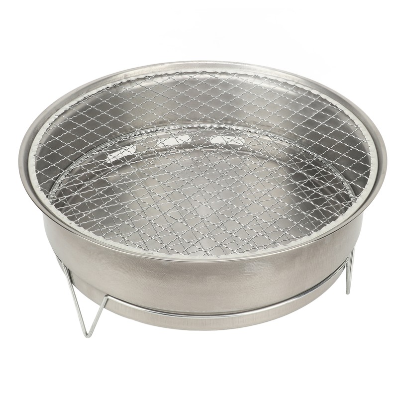 Portable Round Barbecue Charcoal Grill Multifunctional Compact Charcoal Stove for