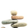 Ancient Graffiti Eight-Stone Balancing Cairn - Indoor/Outdoor Garden Decoration