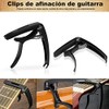 Afinador para Guitarra Juego de 11 Piezas,con Ranuras（Capo guitarra*1+Puas para