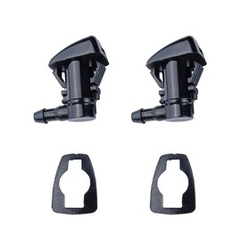 WayJun 55079049AA, 55372143AB, 47183 2 Pack Windshield Washer Nozzle Sprayers Kits Compatible with 2005-2016 Grand Cherokee, 2005-2010 G6, 2005-2013 Malibu Chrysler