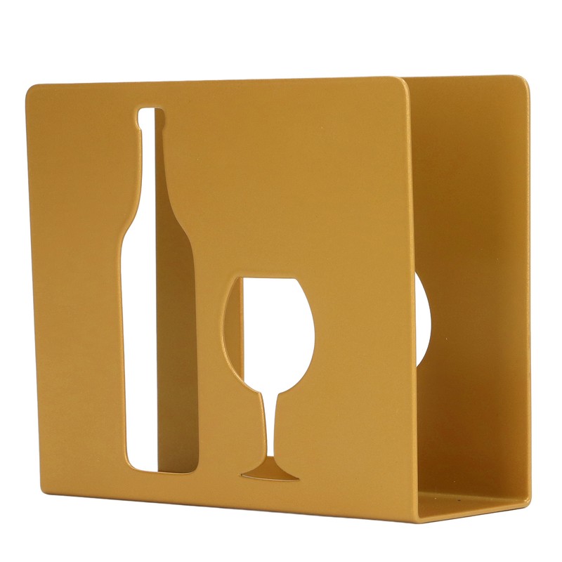 2pcs Stainless Steel Napkin Holder Freestanding Kitchen Restaurant Paper Napkin