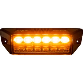 Buyers Products 1492245 Combination LED Scene Light W/Amber Strobe & Clear Flood, Blunt Cut Connection, Two Lights in One, Emergency Vehicle Lights