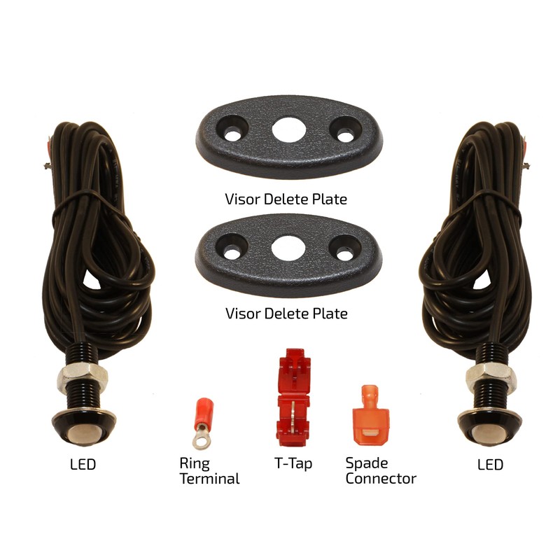 Set of Two LED Sun Visor Delete for 1990-2005 Miatas