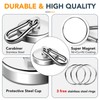 MIKEDE 150LB Magnetic Hooks, Neodymium Magnets Heavy Duty with Swivel