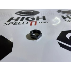 Highspeedti Sprint Car Titanium Radius Rod 3/4 Hex Jam Nut 5pc 5/8-18 Left Hand Thread Black