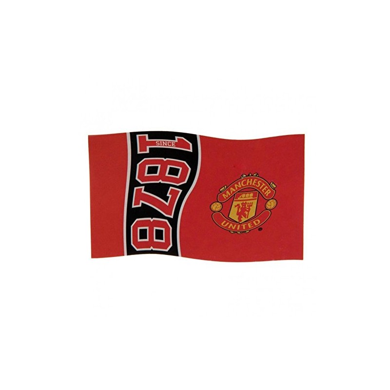 Man Utd Since 1878 Flag (152 x 91cm) - One