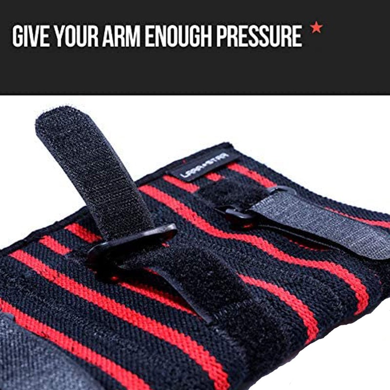 Adjustable Elbow Sleeve Brace Compression Support for Weightlifting Bodybuilding Bench