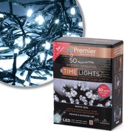 Premier LB112382W B-O White Lights, 50 LED's