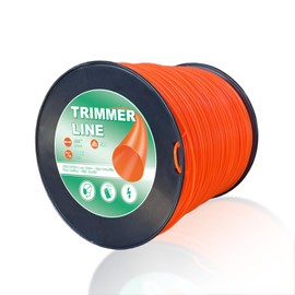 Hongvchang 095 Weed Eater String Trimmer Line of 1404 Feet, 5-Pound Round Weed Wacker String for Universal Replacement, Heavy Duty Commercial Grade Premium Nylon Trimmer Line (Orange)