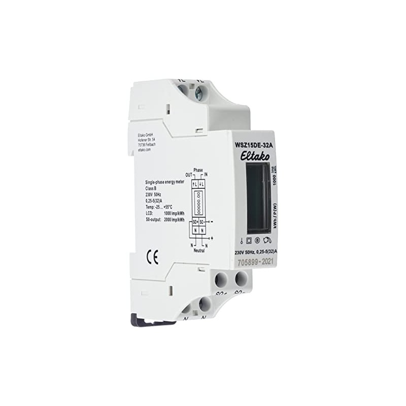 Eltako WSZ15DE-32A AC Meter Uncalibrated 230 V