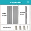 NeatiEase 2 x 4ft Slatwall Panel Wall Storage Systems, Slat