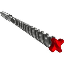 Diablo SDS-Plus Full Carbide Head Concrete Anchor Hammer Drill Bit - Ideal for Drilling Concrete and Masonry - 1/4" Diameter, 6" Length, 3-1/2" Working Length - DMAPL2970
