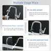 Sink Faucet Sprayer Attachment, Upgrade 4 Mode Adjustable Kitchen Faucet
